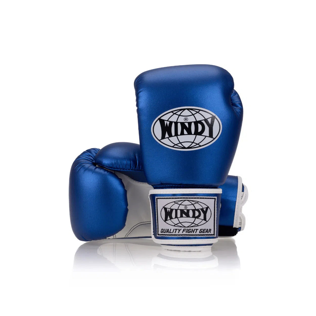 Windy Classic Microfiber Boxing Gloves - Blue