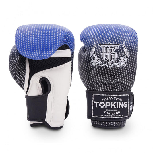 Top King Boxing Gloves – Super Star Blue                           TKBGSS01