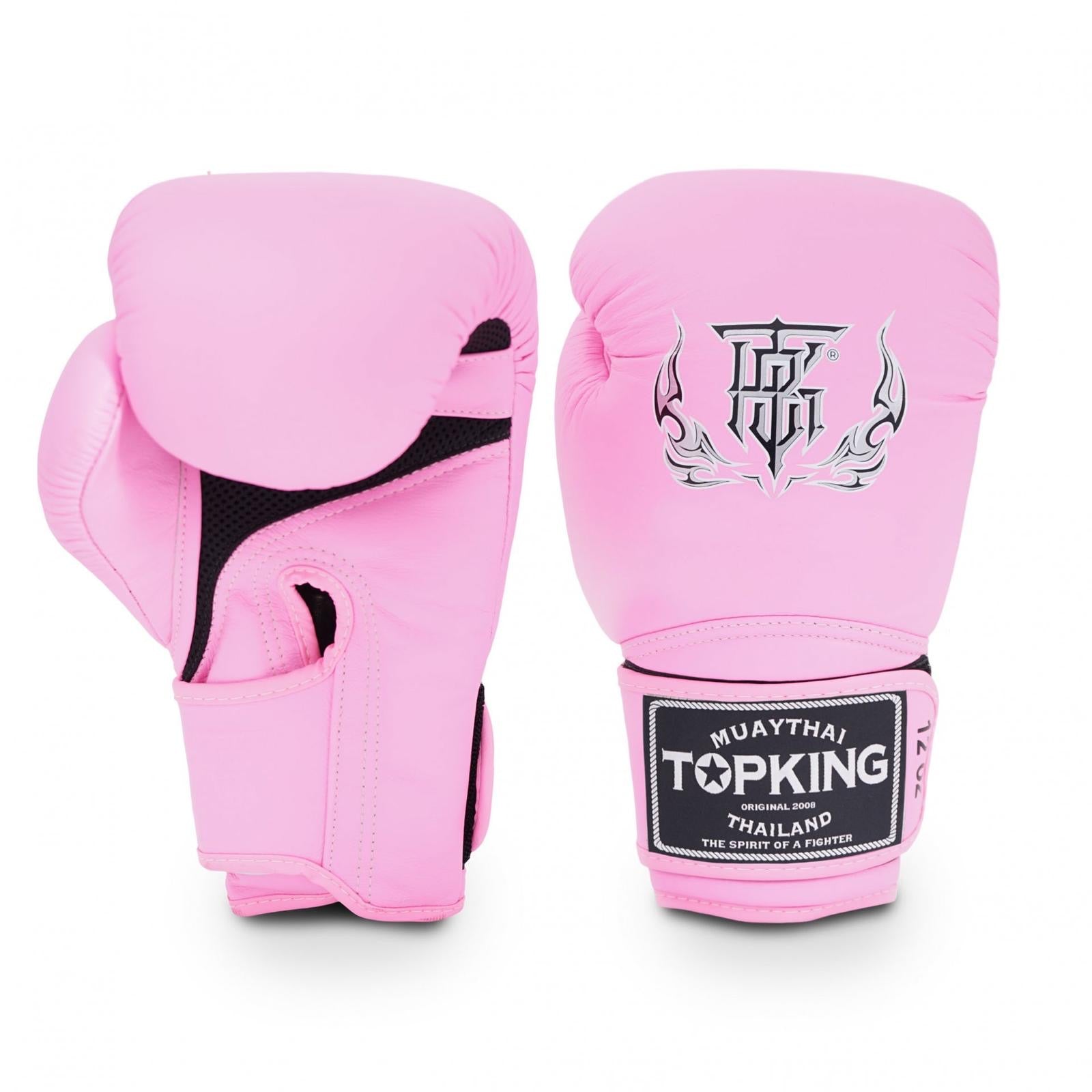 Top King Boxing Gloves – Super Single Tone Pink                TKBGSA