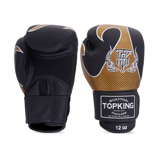 Top King Boxing – Empower Creativity Black/Gold      TKBGEM01