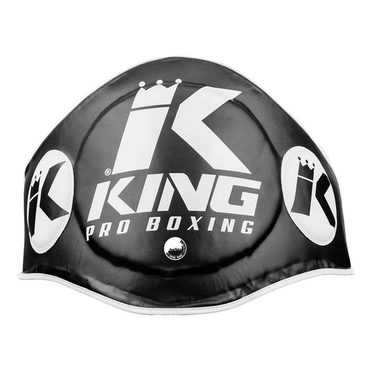 King Pro Boxing Belly Pad - Black/White