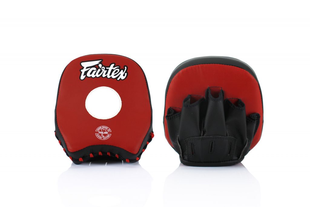 Fairtex Focus Mitts FMV14 - Black and red