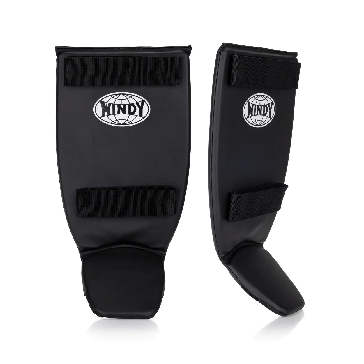 Windy Classic Double Strap Shinguard - Black