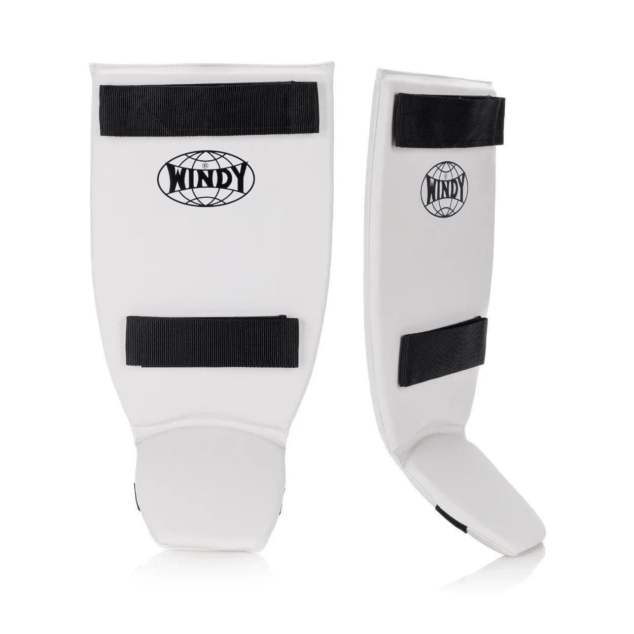 Windy Classic Double Strap Shinguard - White