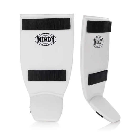 Windy Classic Double Strap Shinguard - White