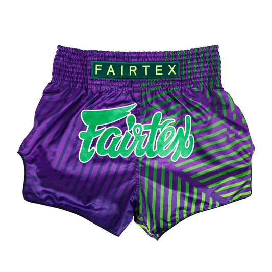 Fairtex Racer(Purple) - Slim Cut Muay Thai Shorts - BS1922