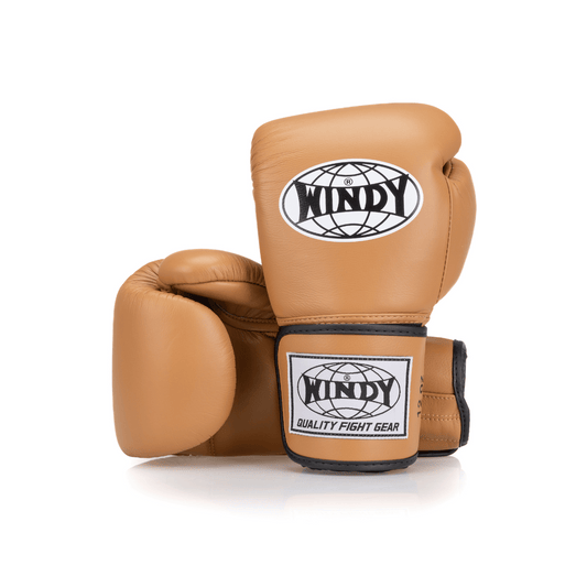 Windy Proline Leather Boxing Gloves - Brown
