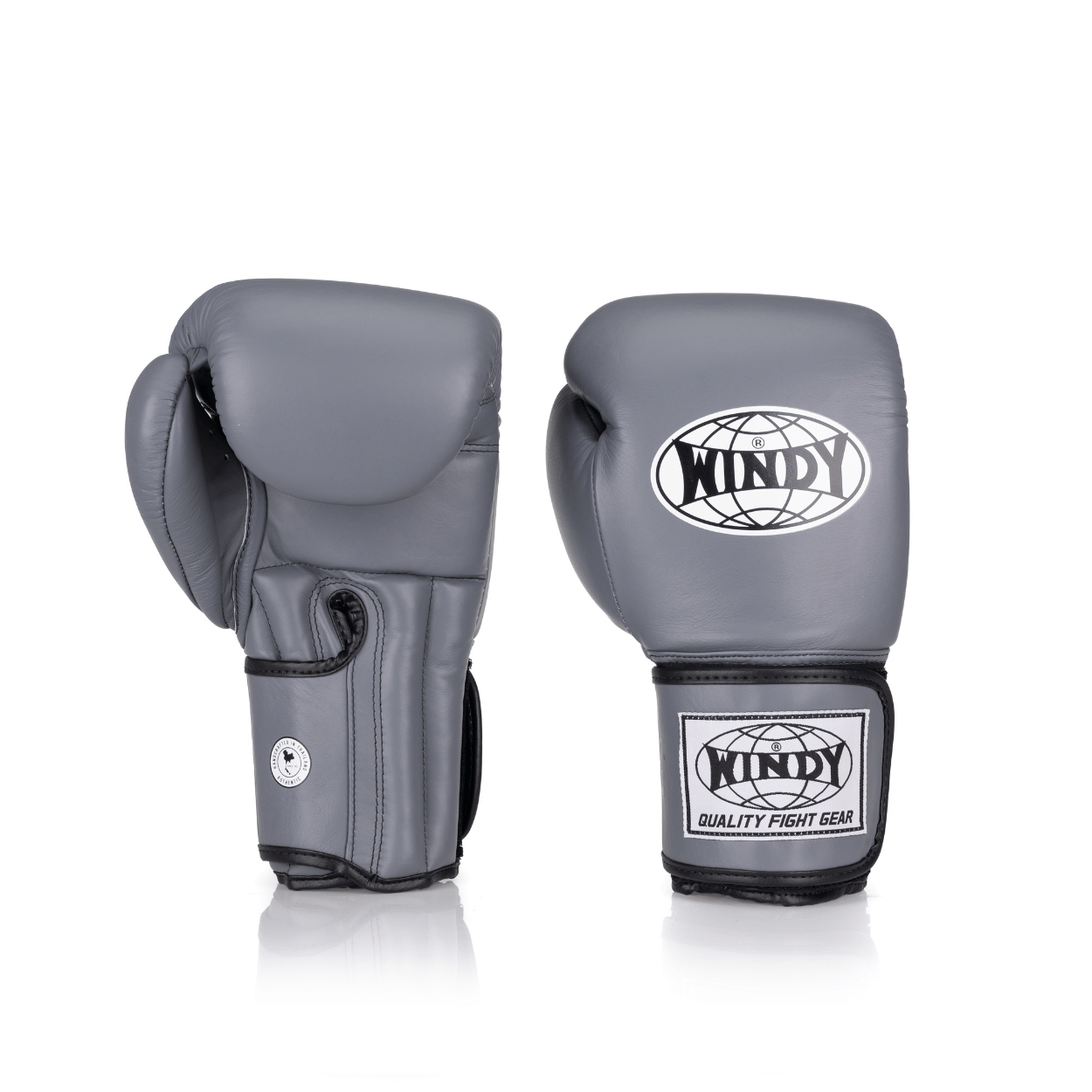 Windy Proline Leather Boxing Gloves - Grey