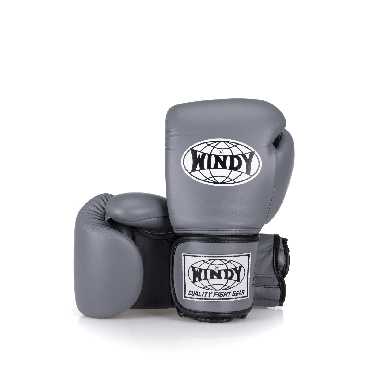 Windy Proline Leather Boxing Gloves - Grey