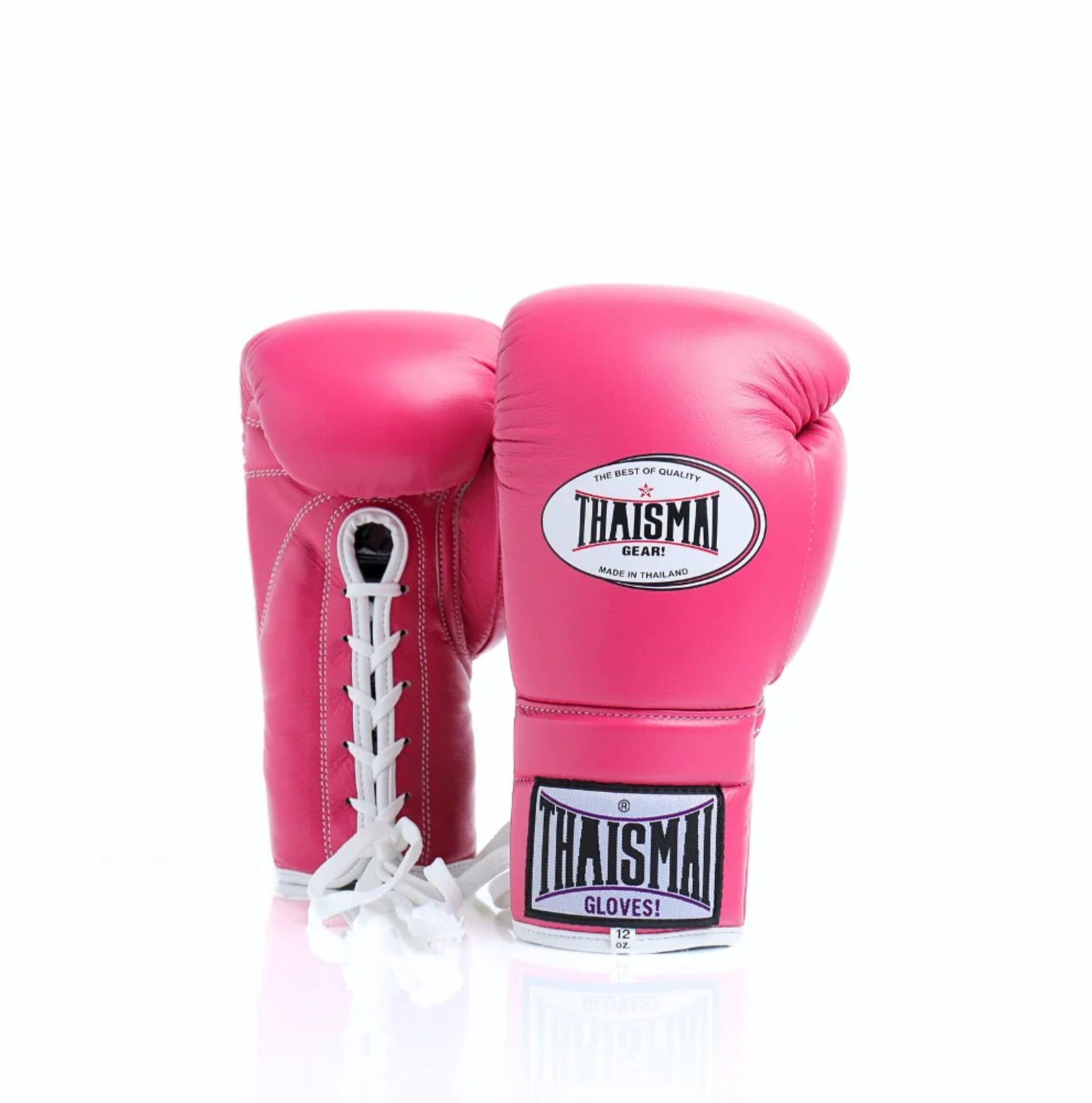 Thaismai Lace-Up Boxing Gloves Pink