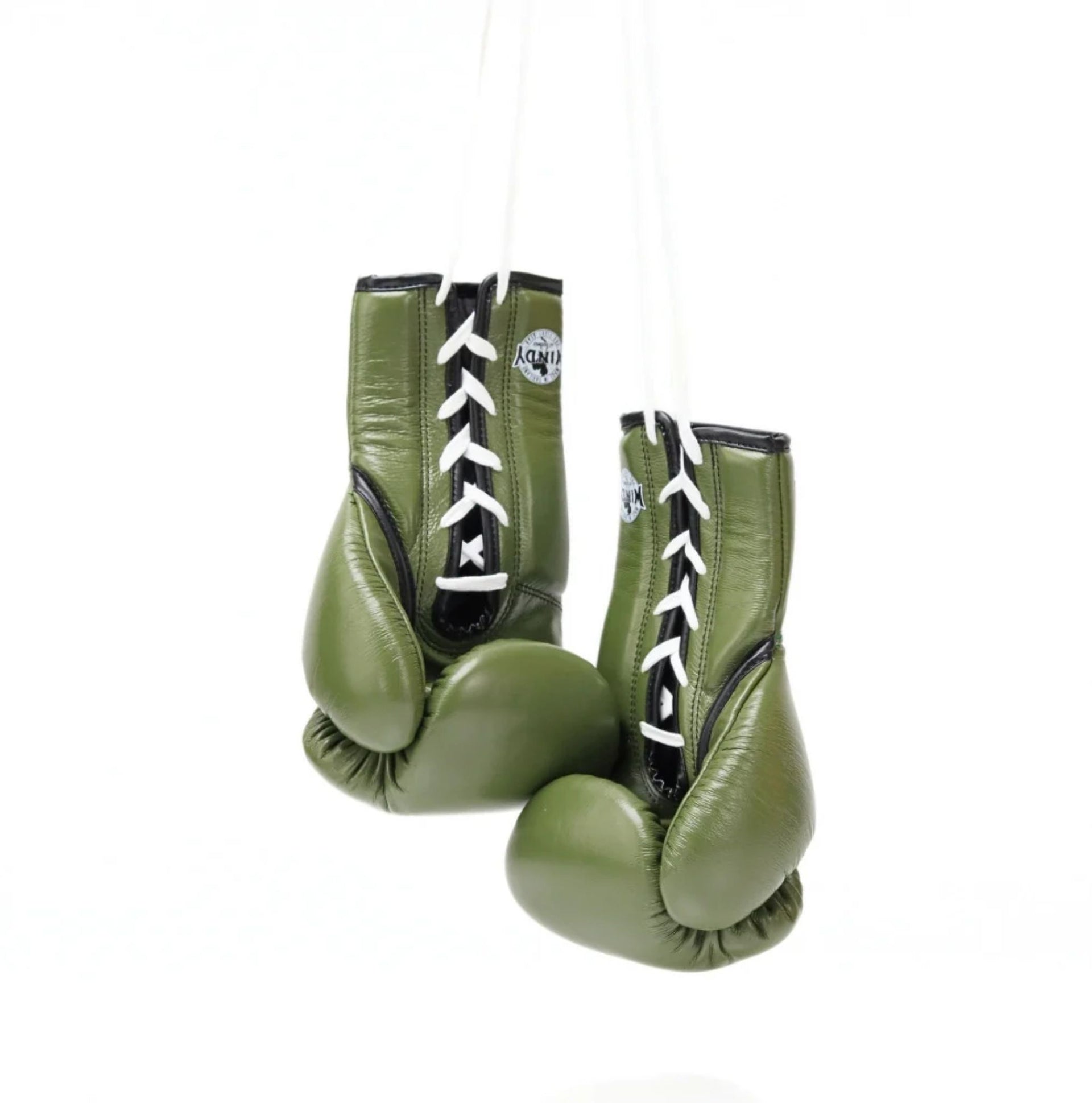 Windy Lace-Up Boxing Gloves BGL Olive Green