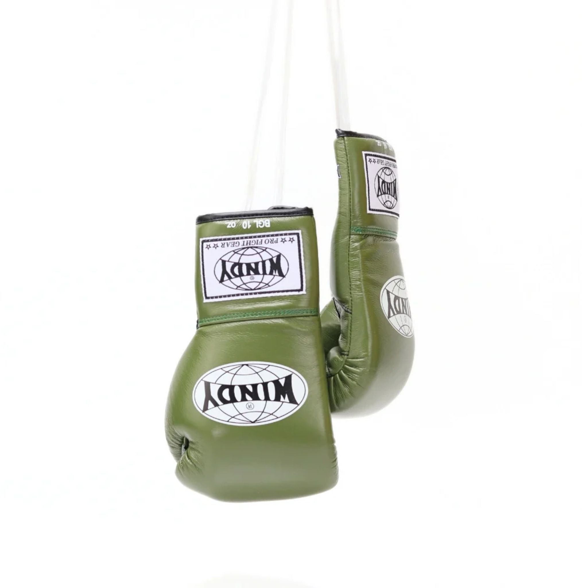 Windy Lace-Up Boxing Gloves BGL Olive Green