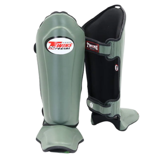 Twins Special Shin Guards SGL-10 Olive